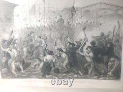 J T Headley, La Grande Rébellion, Histoire de la Guerre Civile 3 Volumes Voir Images