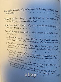 James Moore Wayne Cour Suprême Guerre Civile 1er Ed. Signé 1943 Gouvernement. Ellis Arnall