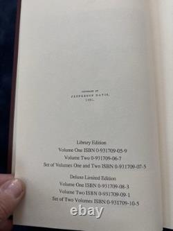 Jefferson Davis – Ascension et chute du gouvernement confédéré – 2 volumes – Bibliothèque Coats