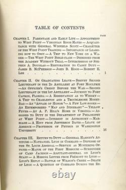 John Schofield 1ère éd. 1897 Quarante-six ans dans l'armée Mémoires de la guerre civile HC