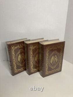 LA GUERRE CIVILE Ensemble de livres en cuir Easton Press SIGNÉ PAR SHELBY FOOTE Militaire - Scellé