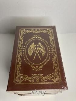 LA GUERRE CIVILE Ensemble de livres en cuir Easton Press SIGNÉ PAR SHELBY FOOTE Militaire - Scellé