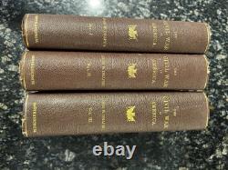 LA GUERRE DE SECESSION EN AMÉRIQUE VOLUMES 1-3 Par John W. Draper 1867 RARE