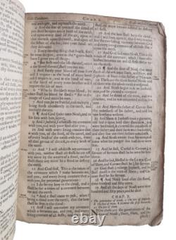 LA SAINTE BIBLE Version autorisée de King James 1648 / Époque de la guerre civile anglaise