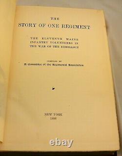 LE ONZIÈME VOLONTAIRES D'INFANTERIE DU MAINE 1896 Première édition Guerre civile Militaire