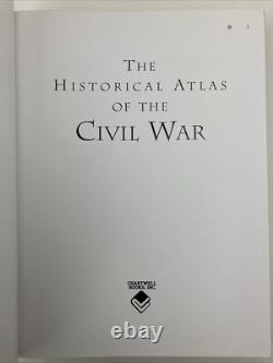 L'Atlas Historique De La Guerre Civile, EASTON PRESS, Relié En Cuir Rare