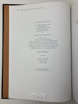 L'Atlas Historique De La Guerre Civile, EASTON PRESS, Relié En Cuir Rare