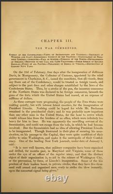 L'Histoire de la Guerre Civile en Amérique (1862)