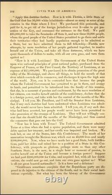 L'Histoire de la Guerre Civile en Amérique (1862)
