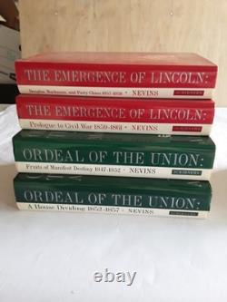 L’Union à l’épreuve par Allan Nevins — COFFRET DE 8 VOLUMES