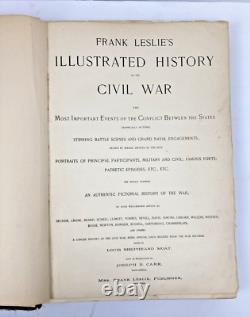 L'histoire illustrée du soldat américain dans la guerre civile par Frank Leslie 1895