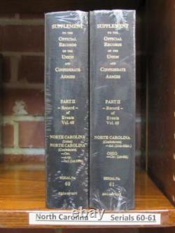 La Caroline du Nord a établi le supplément aux archives officielles de la guerre civile.