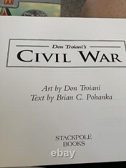 La Guerre Civile De Don Troiani - Livre, Rare, Signé Et Numéroté, Cuir, #456/850