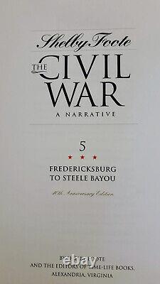 La Guerre Civile : Une Narration par Shelby Foote. Collection complète de 14 volumes.