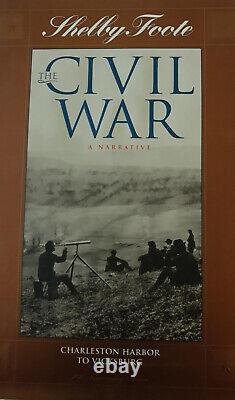 La Guerre Civile : Une Narration par Shelby Foote. Collection complète de 14 volumes.