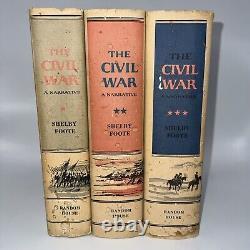 La Guerre Civile par Shelby Foote, Édition 1ère en 3 volumes (1958, 1963, 1974) Ensemble HC en 3 volumes