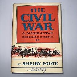 La Guerre Civile par Shelby Foote, Édition 1ère en 3 volumes (1958, 1963, 1974) Ensemble HC en 3 volumes