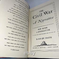 La Guerre Civile par Shelby Foote, Édition 1ère en 3 volumes (1958, 1963, 1974) Ensemble HC en 3 volumes