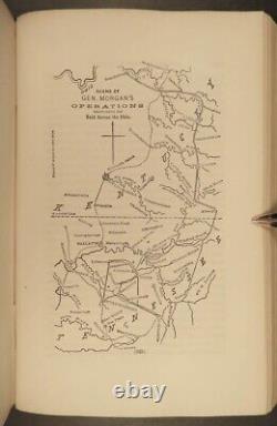 La Raid du 1er éditeur confédéré de John Morgan en 1867 GUERRE CIVILE Basil Duke Gettysburg