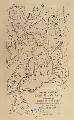 La Raid du 1er éditeur confédéré de John Morgan en 1867 GUERRE CIVILE Basil Duke Gettysburg