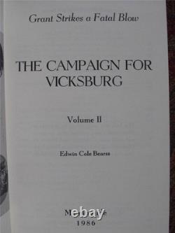 La campagne de Vicksburg par Ed Bearss Ensemble complet tout neuf Guerre Civile La campagne de Vicksburg par Ed Bearss Ensemble complet tout neuf Guerre Civile