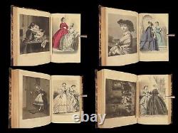 La mode de la guerre civile de 1864 : Robes, vêtements, coiffures, mode artisanale dans le magazine Peterson's.