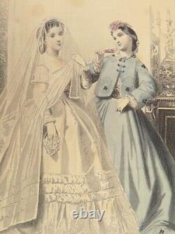 La mode de la guerre civile de 1864 : Robes, vêtements, coiffures, mode artisanale dans le magazine Peterson's.