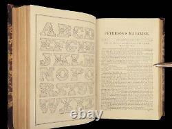 La mode de la guerre civile de 1864 : Robes, vêtements, coiffures, mode artisanale dans le magazine Peterson's.