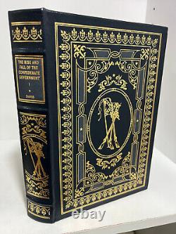 La montée et la chute du gouvernement confédéré (2 vol.) Bibliothèque de la Guerre Civile de Easton Press