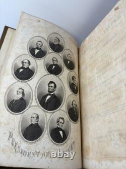 Le Conflit Américain Vol 1 et 2. 1864 / 66. Greeley. Guerre Civile Américaine. Relié.