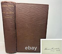 Le Général Butler à La Nouvelle-Orléans Parton 1864 SIGNÉ Goodall Livre Antique de la Guerre Civile