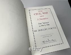Le Guerre Civile: Un récit en 3 volumes par Shelby Foote publié par Easton Press