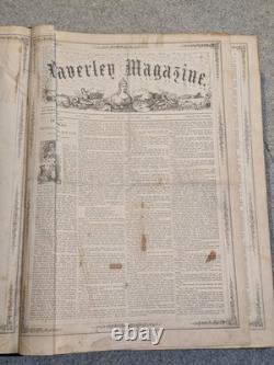 Le Magazine Illustré Waverley Moses A. Dow Vol 22-24 1861-1862 Époque de la Guerre Civile