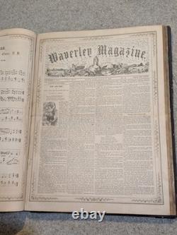 Le Magazine Illustré Waverley Moses A. Dow Vol 22-24 1861-1862 Époque de la Guerre Civile