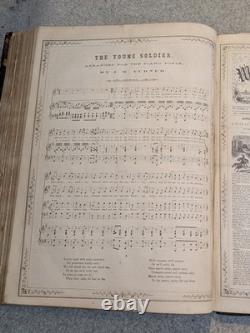 Le Magazine Illustré Waverley Moses A. Dow Vol 22-24 1861-1862 Époque de la Guerre Civile