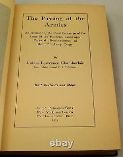 Le Passage Des Armes Joshua L. Chamberlain 1er Ed. 1915 Guerre Civile Militaire