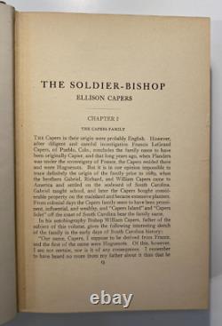 Le Soldat-Évêque Ellison Capers, 1912, 1re éd, Guerre Civile, Citadelle, Épiscopal