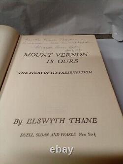 Le livre MOUNT VERNON NOUS APPARTIENT: PRÉSERVATION DE LA MAISON DE WASHINGTON par THANE CIVIL WAR
