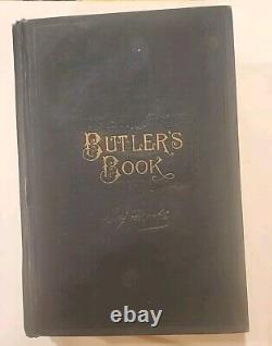 Le livre de Butler par le Major Général Benjamin Butler 1892 Autobiographie signée de la guerre civile