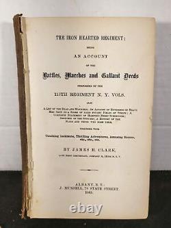 Le régiment au cœur de fer : rare édition originale de la guerre civile américaine
