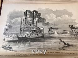 Leaders célèbres et scènes de bataille de la guerre civile 1869 Édition illustrée reliée Leaders célèbres et scènes de bataille de la guerre civile 1869 Édition illustrée reliée