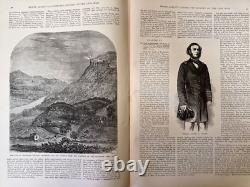 Leaders célèbres et scènes de bataille de la guerre civile 1869 Édition illustrée reliée Leaders célèbres et scènes de bataille de la guerre civile 1869 Édition illustrée reliée