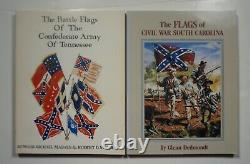 Les Drapeaux De Bataille De L'armée Confédérée Du Tennessee + Guerre Civile Caroline Du Sud