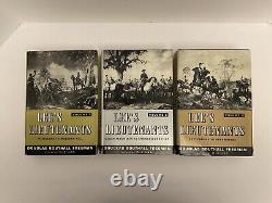 Les lieutenants de Lee - Ensemble complet en 3 volumes par Douglas Southall Freeman, relié avec jaquette.