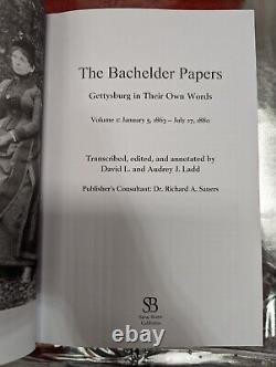 Les papiers Bachelder : Gettysburg dans leurs propres mots - Ensemble de 3 volumes de la Guerre Civile.