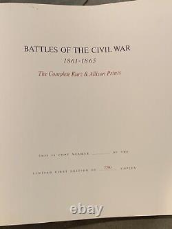 Les rares batailles de la guerre civile : L'intégralité des estampes Kurz & Allison dans un livre limité