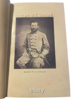 Les tireurs d'élite de Lee W. S. Dunlop 1899 Première édition Histoire de la guerre civile