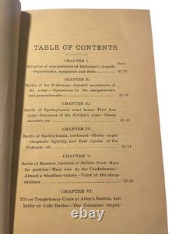 Les tireurs d'élite de Lee W. S. Dunlop 1899 Première édition Histoire de la guerre civile