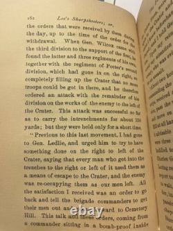 Les tireurs d'élite de Lee W. S. Dunlop 1899 Première édition Histoire de la guerre civile