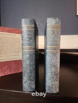 Lincoln trouve un général Vol 1 et 2 Williams Kenneth P. Étui 1ère édition 1949